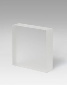 a white square object on a gray background