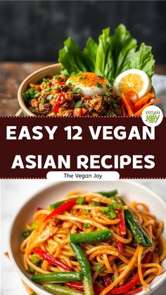 Discover the magic of meat-free Asian cuisine in 12 easy dishes Recipes To Try At Home, Vegan Asian Recipes, No Meat, Vegan Asian, Vegan Soup Recipes, Crispy Tofu, Recipes To Try, Stir Fries, Easy Dishes