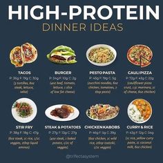 high protein dinner ideas that are easy to make