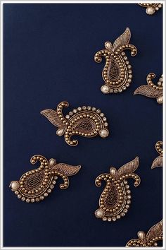 From simple to statement, find your perfect jewelry piece to match your style on Amazon. Paisley Applique, Denim Jacket Patch, Stitch Jacket, Peacock Embroidery Designs, Jacket Patches, Aari Design, Hand Work Design, Latest Blouse Designs Pattern