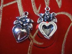 This sterling silver heart is such a nice piece for Valentine's day. It is perfect for necklaces, bracelets and earrings as well. It is oxidized to show details. it measures about 18x12mm. Sold individually! For the larger quantity convo us. Thanks for stopping by! Heart With Flowers, Pendant Silver, Flower Charm, Flower Heart, Sterling Silver Heart, Silver Heart, Necklaces Bracelets, Heart Ring, Valentine's Day