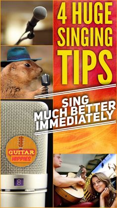 the cover of 4 huge singing tips