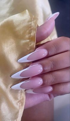 Dramatic Almond Nails, Long Round Almond Nails, Long Almond Nails Designs Ideas, Xl Almond Nails Designs, Short Fall Nails Black Women, Almond Nails Long Baddie, Long Almond Nails Pink, Long Almond French Tip Nails, Almond Nails Black Women