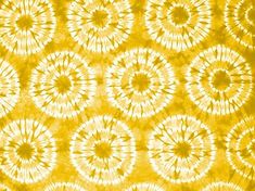 an abstract yellow and white background with circles