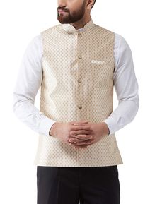 PRICES MAY VARY. Style: ONLY Nehrujacket, Fabric: Silk Blend (80% Silk, 20% Cotton) Collar: Mandarin, Sleeves: Sleeveless, Fit type: Regular/Comfort Product Size Guidance (A): Please refer to CHEST size measurement in the SIZE CHART for your correct size Wash Care: 1st wash Dry Clean recommended, then normal Machine Wash at home By: Daulat Ram Om Prakash, Wholesellers in Chandni Chowk, Delhi (Since 1958) ) SOJANYA as a brand brings you quality and affordability. In market since 1958, we take pri Dhoti Pants For Men, Sleeveless Blouse Saree, Chandni Chowk, Kurta Pyjama, Dhoti Pants, White Kurta, Readymade Saree, Nehru Jacket, Nehru Jackets