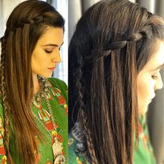 "16 Beautiful Makeup Looks to Match Your Easy Party Hairstyle" Ponytail Hairstyle, Messy Ponytail, Indian Wedding Hairstyles, Indian Bridal Hairstyles