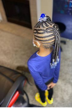 Quick Braided Hairstyles For Black Kids, Braiding Patterns, Kids Braids