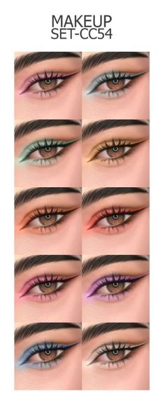 makeup cc Snatched Makeup, Sims 4 Makeup, Sims 4 Nails, Sims 4 Mm Cc