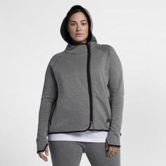 This listing is for a 100% Authentic Nike Tech Fleece Women's Full-Zip Cape in US Women's size 1X. This jacket is Brand New with tags. If you have any questions or would like any additional pictures, don't hesitate to ask. I will ship it safely and securely using USPS priority mail including tracking number and insurance. Thanks for looking! PREMIUM WARMTH The Nike Sportswear Tech Fleece Women's Full-Zip Cape wraps you with innovative fabric for warm, comfortable coverage without extra layers. Benefits Nike Tech Fleece fabric feels soft, light and warm Oversized scuba hood and elongated profile for coverage Thumbholes provide secure comfort Zip side pockets Product Details Fabric: Solid: 69% cotton/31% polyester. Heather: 67% cotton/33% polyester. Machine wash Imported Purple Zip Up Hoodie, Nike Sportswear Tech Fleece, Purple Nikes, Nike Tech Fleece, Nike Tech, Tech Fleece, Nike Store, Grey Hoodie, Nike Sportswear