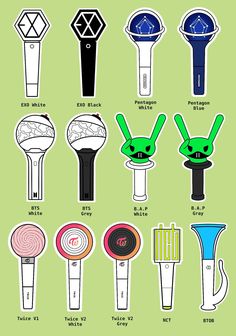 the different types of toothbrushes are shown in this diagram, with each one being their own