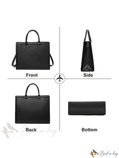 Bird in Bag - Womens 15.6-Inch Laptop Tote Bag Briefcase Business Office Bag Commuter Tote Handbag Top Handle Bag With Laptop Sleeve For Daily Use, Portable Rectangular Satchel For Office, Top Handle Bags With Laptop Sleeve, Office Top Handle Bags With Laptop Sleeve, Large Capacity Rectangular Laptop Bag For Formal Occasions, Rectangular Laptop Bag With Top Carry Handle For Office, Formal Rectangular Large Capacity Laptop Bag, Business Tote Bag With Laptop Sleeve, Shoulder Bag With Laptop Sleeve For Shopping