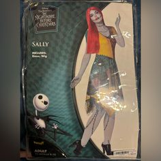 an image of a doll that is in the package for halloween costume contest on display