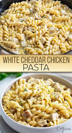 white cheddar chicken pasta Easy Dinner Recipes For Two Healthy, White Cheddar Chicken Pasta, Cheddar Chicken Pasta, Funky Recipes, Cheesy Chicken Pasta, Easy Pasta Dinner, Cheddar Chicken, White Cheddar Cheese, Pasta Dinner Recipes