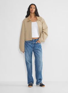 HOMESTRETCH™ SCOOPNECK LONGSLEEVE | Aritzia Adidas Bags, Ribbed Fabric, Denim Shirt, Sock Shoes, Summer Sale, Spring Outfits, Sweater Top, Shirt Blouses, Shirts Tops