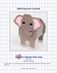 an elephant is made out of fabric