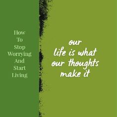 a green book cover with the words how to stop worrying and start living on it