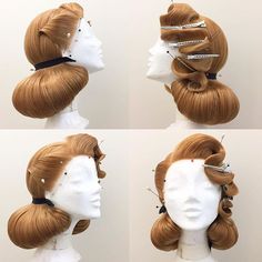 beautiful 'do Cabelo Pin Up, Wedding Makeup Vintage, 50s Hairstyles, Drag Make-up, 1940s Hairstyles, Retro Pinup, Pin Up Hair, Retro Pin Up, Vintage Makeup