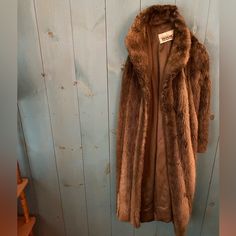 Has Ingraving On It But Was Worn And Found It Too Big For A Medium. One Ownerfabulous Beaver Fur Coat. Has Slight Tear In Each Shoulder. Can Easily Be Fixed. Price Reflects This Imperfection. Beaver Fur Coat, Coat Fits, Fur Coat, Im Not Perfect, Jackets & Coats, Jackets For Women, Women Shopping, Color