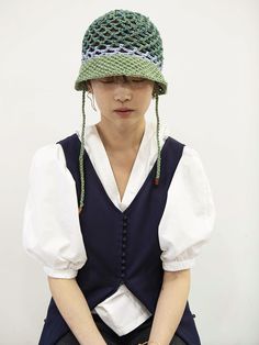 Editor's NotesMISU A BARBE's hat is inspired by daily knitted items in Paris.- Eye-catching interchanging color detail- Tie-knot stings- Neutral and minimal styleMeasurements(in.)- Size: One size.- Head Girth: 23.62in.- Length: 12.6in.- String: 11.81in. (L)Composition & Care- Cotton, linen- Avoid direct heat and moisture- Do not bleach or tumble dry- Dry cleaning is recommendedDesigner- by MISU A BARBE Knitted Items, Summer Linen, W Concept, Tie Knots, Fall Fashion Trends, Crochet Hat, Knit Hat, Online Boutiques, Knitting Designs