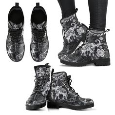 Cruise through any season with style and comfort with our new luxury designer elephant boots! Features vegan-friendly PU leather with a double-sided print and rounded toe construction. Lace-up closure for a snug fit. Waterproof material to make sure you easily cruise through any season! Soft textile lining with sturdy construction for maximum comfort. High-quality rubber outsole for traction and exceptional durability. Every Purchase directly contributes to save the elephants: Our Promise Black Elephant, Save The Elephants, Elephant Lover, Light Boots, Comfortable Boots, Leather Boots Women, Soft Textiles, Free Spirit, Luxury Designer