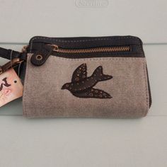 See Pix New With Tags Casual Brown Wallet With Zipper Closure, Casual Brown Wallet For Everyday Use, Casual Brown Coin Purse For Travel, Casual Brown Coin Purse, Casual Beige Wallets For Daily Use, Casual Beige Wallet For Daily Use, Casual Beige Wallets, Casual Wristlet With Zipper Closure For Everyday Use, Casual Everyday Wristlet With Zipper Closure