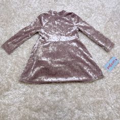 Brand New With Tags, Long Sleeve Toddler Dress. Color Is ‘Rose Ash’. Material Is Velour-Esque. Actual Material Is 93% Polyester And 7% Spandex. (Material And Care Instructions Included In Photo). Gorgeous Dress For Any Event. Comes With Bloomers! No Flaws. Purchased From Target. Long Sleeve Toddler Dress, Pink Sequin Party Dress, White Christmas Dress, Plaid Christmas Dress, Peach Color Dress, Knit Lace Dress, Xmas Dress, Pink Tulle Dress, Red Sequin Dress