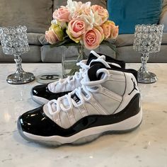 100% Authentic Retro 11’s Concords Gs Youth 5.. Good Condition No Box Baddie Shoes, Nike Shoes Women Fashion, Jordan 11s, Basketball Season, Retro 11, Shoes Jordan, Jordan Black, Kids Jordans, Nike Shoes Women