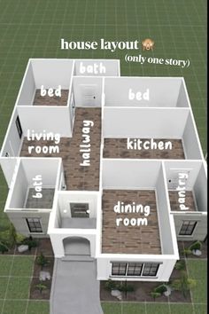 the floor plan for a house that is very large and has lots of rooms in it