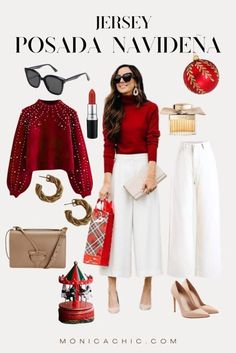 Nutcracker Market Outfit, Christmas Holiday Outfits Women, Elegant New Years Outfit, Outfit Cena Navidad, Red Christmas Outfit Women, Outfit Para Posada, Outfits Posada, Holidays Outfits Christmas, Christmas Clothes Ideas