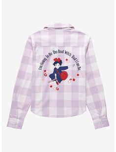 #ad Premium Quality Studio Ghibli Kikis Delivery Service Shirt Womens Medium Button Up Witch Flannel, Fashion women's top Studio Ghibli Kiki's Delivery Service, Ghibli Kiki's Delivery Service, Kikis Delivery Service, Kiki Delivery, Kiki's Delivery Service, Her Universe, The Good Witch, Flannel Women, Delivery Service