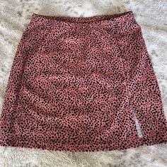 Shein Mini Skirt Pink And Black Leopard Print. Size Small. Never Worn Due To Being Too Short On Me. Skirts Shein, Mini Skirt Pink, Shein Skirts, Black Leopard Print, Black Leopard, Too Short, Pink And Black, Mini Skirt, Leopard Print