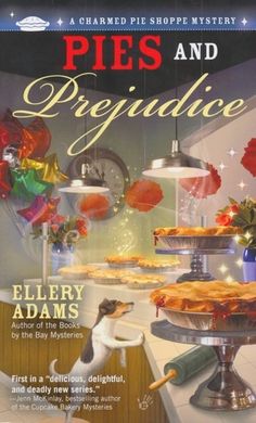 the cover of pies and prejuduce, with an image of a cake on