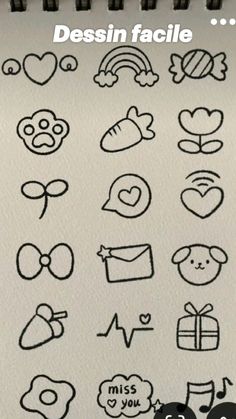 the doodle stickers are drawn on paper