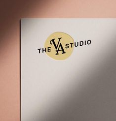 the va studio logo on a white paper