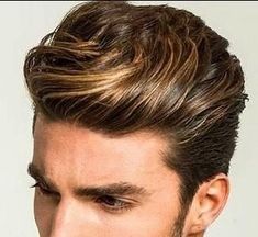 Men’s Caramel Highlights, Men’s Hair Highlights, Caramel Hair Men, Mens Highlights Dark Hair, Male Highlights