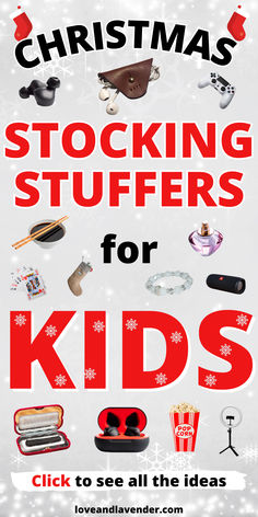 🎄🎁 Explore Christmas Stocking Stuffer Gift Ideas for Kids that are fun, festive, and affordable! From tiny toys to sweet surprises, make their holiday magical. 🎅✨ #StockingStuffers #HolidayGifts Save now for inspiration!