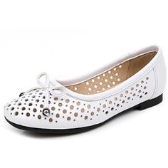 • Upper Material: Genuine Leather• Toe Shape: Square Toe• Season: Spring/Autumn• Outsole Material: Rubber• Occasion: Casual• Lining Material: Polyurethane• Item Type: Flats• Insole Material: Polyurethane• Fit: Fits true to size, take your normal size• Fashion Element: Butterfly-knot• Closure Type: Slip-On• Heel Height: Leather Flats With Square Toe For Summer, Leather Square Toe Flats For Summer, Leather Flats For Office Wear In Summer, Summer Leather Flats For Office, Leather Flats For Office Use In Summer, Elegant Flats With Perforations, Spring Loafers With Perforated Toe Box, Spring Flat Loafers With Perforated Toe Box, Leather Flats With Perforations