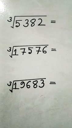 two numbers are written on a piece of paper with the same number as three times