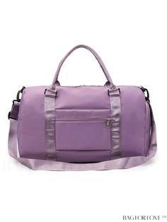 BagForLove - Versatile Waterproof Travel Bag: Large Capacity with Separated Storage, Stylish Letter Decoration Product Description Color Purple Pattern Type Plain Material Fabric Closure Type Zipper Style Sporty Type Fashion Travel Bag Features High-capacity Bag Size Large Composition 100% Polyester Size Chart INCH CM Bag Length Bag Width Bag Height Handle Height 19.7 inch 11 inch 11 inch 6.7 inch Bag Length Bag Width Bag Height Handle Height 50 cm 28 cm 28 cm 17 cm Details Pictures Similar Products h2 { text-align: center; } /* æ¢è¡ */ li{ white-space: normal; word-break: break-all; word-wrap: break-word; } .red-box { width: 100%; display: flex; flex-direction: row; flex-wrap: wrap; justify-content: center; } .red-box > div { width: 190px; height: 250px; margin: 10px; } .red-box > div > Inch Bag, Waterproof Travel Bag, Letter Decoration, Stylish Letters, Details Pictures, Purple Pattern, Word Wrap, Luggage Bags, Travel Bag