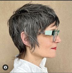 Bangs For Women Over 50, Bangs And Glasses, Short Shag Haircuts, Bangs For Women, Hair Adviser, 50 Hair, Natural Wavy Hair, Edgy Short Hair, Shag Hairstyles