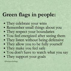 green flags in people they celebrate your wins remember small things about you