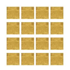 the squares are made up of different sizes and colors, all in shades of yellow