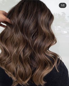 Low Maintenance Brown Highlights, Winter Balayage Hair, Highlights For Brown Eyes, Mocha Brown Hair With Highlights Caramel, Teddy Bear Highlights On Dark Brown Hair, Highlights Brown Hair Fall, Warm Walnut Balayage, Natural Lowlights For Brown Hair, Honey Caramel Balayage On Dark Hair Straight