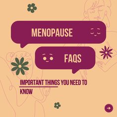 Menopause is a normal part of life (for vulva owners) and nothing to be afraid of! Swipe through this post and let us know what your questions are. #menopausefaq #menopausecoach #womenshealthorg Be Afraid, Need To Know, Let It Be