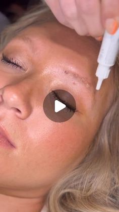 Daily street style on Instagram: "Brow lamination and tint process 🖤🖤 @elnesthetics" Blonde Henna Brows, Brow Lift And Tint, Blonde Eyebrow Lamination, Eyebrow Tint For Blondes, Brow Shaping And Tinting, Eyebrow Shaping And Tint, Brow Lamination Before And After Blonde, Brow Lamination And Tint Blonde, Blonde Brow Lamination