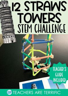 If you have limited supplies can you still build a tower? Yes, you can! This is a STEM Designing with Dozens challenge! Using only two materials students are challenged to build a very tall tower. This resource also has a bonus challenge included! Boy Crafts, Engineering Activities, Engineering Design Process, Stem Challenge, Science Topics, Steam Activities, Stem Challenges