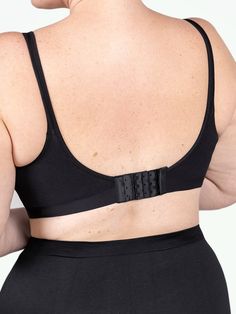 Designed to boost comfort and confidence, the Truekind® Triple Hook Bra Clasp Extender (3-Pack) is for times when the cups of a bra fit just right but the band is a little too snug. Get more life and wear out of your 3-hook bra. This simple attachment quickly extends the length of a band in order to smooth lines and stop painful digging. Because body changes happen and not all bras are made to perfectly fit our individual bodies, this clasp helps meet unique sizing needs. The 100% polyester is l More Life, Support Bras, Hook Clasp, Black Fits, Keep It Cleaner, White And Black, Sports Bra, Comfort Fit, The 100