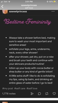 Divine Feminine Routine, Turning My Life Around, Feminine Tips Beauty, Feminine Glow Up, Self Care Tips Hygiene, Woman Hygiene Tips, Feminine Self Care Tips, Personal Growth Self Improvement Tips, Good Hygiene Products For Women