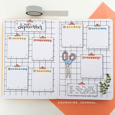 Bullet Journal Week, Bullet Journal Ideas Templates, Creating A Bullet Journal, Bullet Journal Mood Tracker Ideas, Bulletin Journal Ideas, Bullet Journal Weekly Spread, Bullet Journal Mood