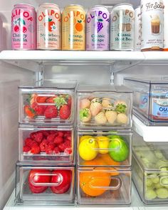 Fridge Organization Ideas Fridge Organization Ideas, Uncluttered Kitchen, Produce Bin, Healthy Fridge, Drawer Set, Fridge Drawers, Expired Food, Clear Bins, Clean Fridge